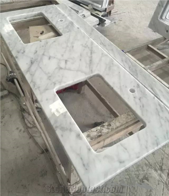 Carrara White Countertop, Carrara White Marble Kitchen Top, Bianco Carrara Vanity Top Price