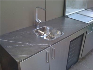 Good Quality Pietra Grey Kitchen Countertops/Kitchen Tops