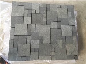Grey Basalt French Pattern and Lava Stone Tiles for Basalt Floor Covering Tiles