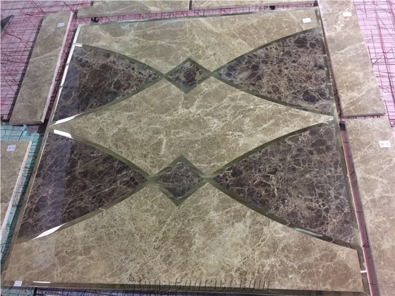 Marble Waterjet Mosaic Round Medallions for Floor Tile,Carpet Medallions