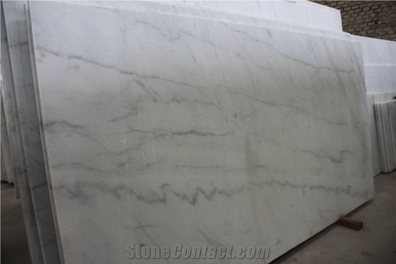 Natural Stone Guangxi White Marble Slab