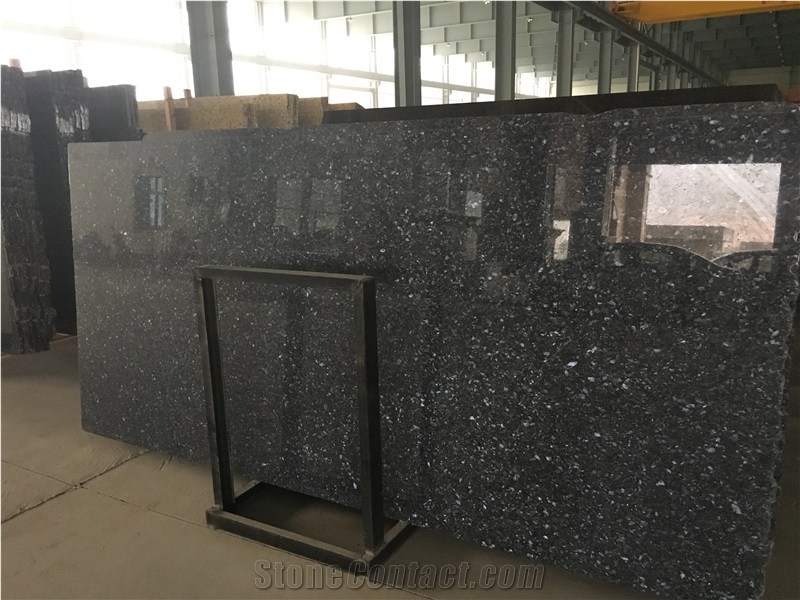 Norway Blue Pearl Granite Slabs/Norway Granite Flooring/Black Imported Granite Wall Covering