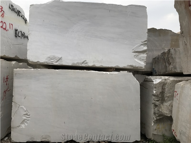 Oriental White/Eastern White Marble Blocks Factroy Price, White Marble Slabs