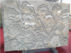 Pakistan Dark Grey Ink Onyx Slabs Floor Wall Tiles and Pattern