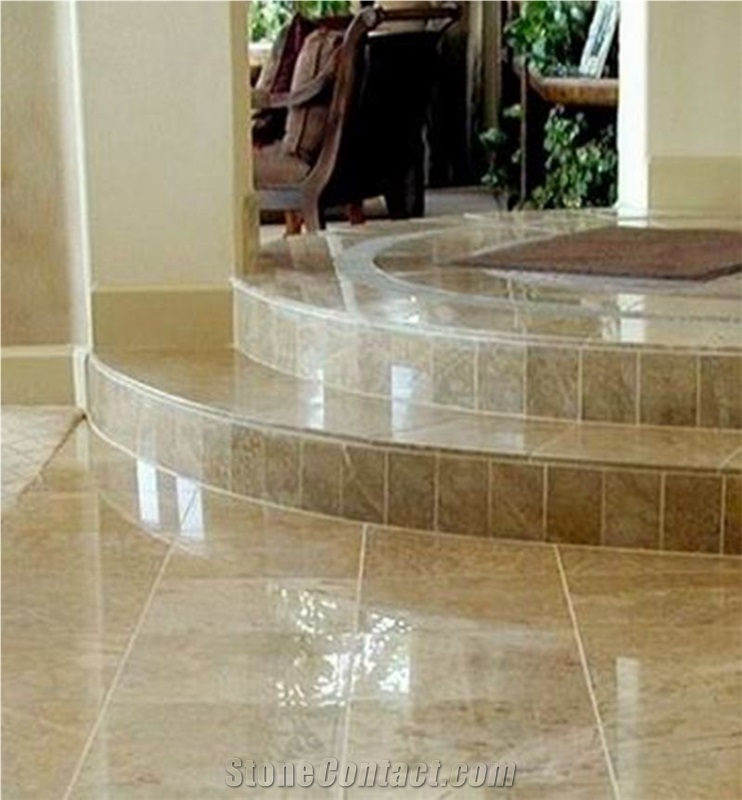 Polished Cappucino Marble Flooring/Mosaic Tiles