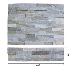 Beige Slate Panel Natural Stone Wall Cladding Ledge Stone