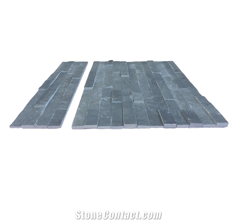 Black Slate Panels Natural Stone Wall Cladding