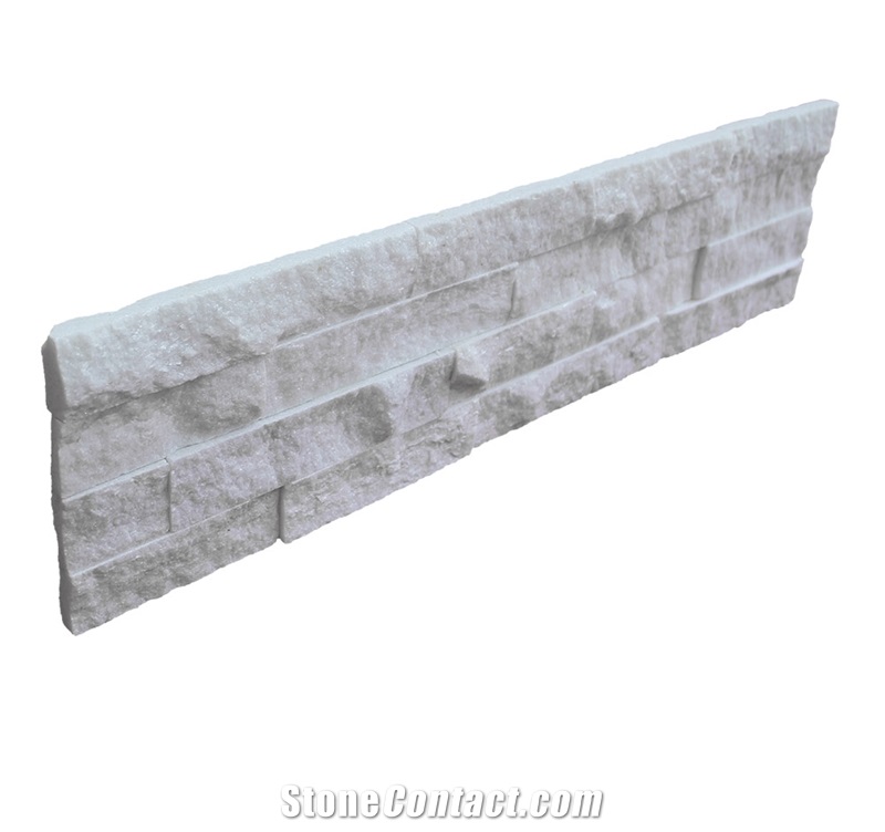 White Quartzite Panel Wall Cladding Natural Stone