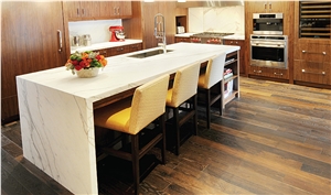 Calacatta Carrara Marble Kitchen Countertops