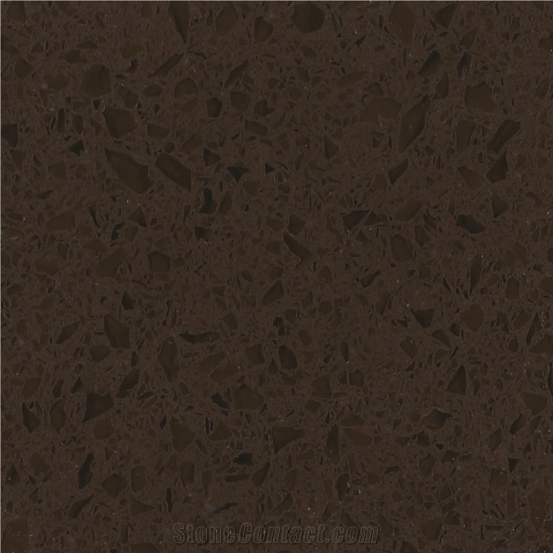 Brown Quartz Stone Slabs & Tiles, Quartz Stone Flooring