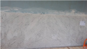 Installation Of Carrara White Marble Slabs for Floor