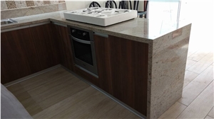 Marfil Cielo Granite Kitchen Countertop