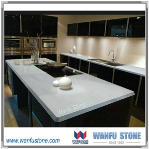 White Quartz Countertop and Vanity Top,Kitchen Granite Countertop,Quartz Counter Top