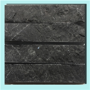 Black Marble Bush Hammered Tiles
