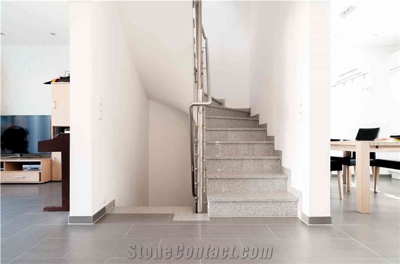 Padang Cristallo Granite Polished Staircase