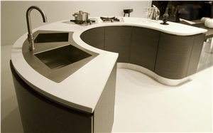 Quarzt Solid Surface Kitchen Countertops
