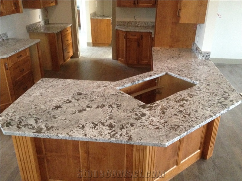 Bianco Antico Granite Kitchen Countertop