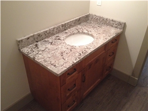 Bianco Antico Granite Master Bathroom Vanity Top