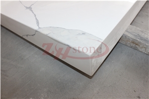 ,Calacatta Quartz Stone,Calacatta Bianco Quartz Tiles Vanity Tops,Table/Bench Tops,Engineered Stone