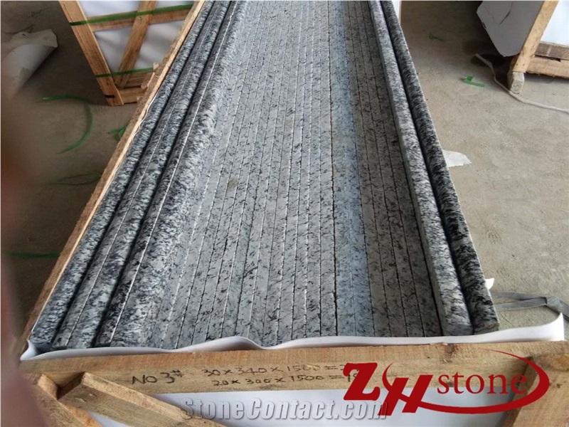 Zh-A G562 Hot Sales in Spray White Breaking Waves Granite ,Granite Tiles , Granite Flooring , Granite Skirting Granite Floor Tiles Granite Versailles