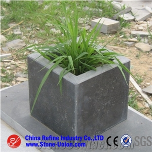 China Blue Limestone Planters,Flower Pots, Flower Stand,Planter Pots,Flower Vases,Outdoor Planters