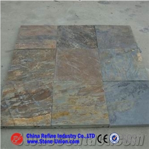 China Gold Slate Slabs & Tiles, China Yellow Slate,Slate Wall Tiles,Slate Stone Flooring,Slate Wall Covering,Slate Covering,Slate Floor Covering