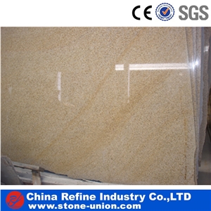 Chinese Polished G682/Rusty Yellow/Sunset Gold/Golden Sand/Giallo Ming/Giallo Rusty/Ming Gold/Yellow Rust/Desert Gold/Giallo Fantasia Granite Slabs
