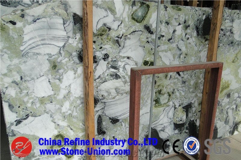 Cold Jade,Cold Jade Marble,Ice Green Marble,Colorful Jade Marble,Primavera Marble for Exterior - Interior Wall and Floor Applications