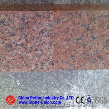 G386 Granite, Peninsula Red, Shidao Red, Island Red, Zhuangcheng Red,Red Granite Cube Stone & Pavers