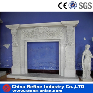 Golden Yellow Marble Fireplace in Discuont Price, Cheap Golden Fireplace,White Fireplace Mantel,Modern Fireplace Mantel,Stone Fireplace Mantel