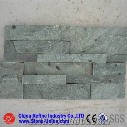 Green Slate Stack Stone,Stone Wall Decor,Exposed Wall Stone, Wall Cladding,Stacked Stone Veneer,Feature Wall