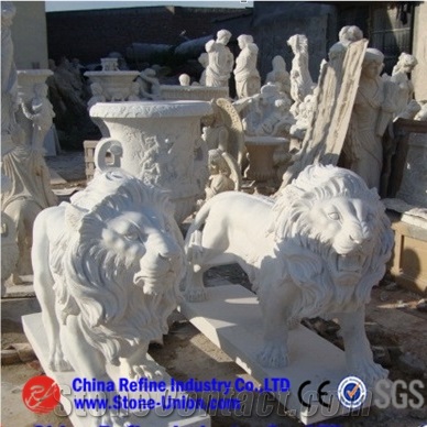 Grey Granite Lion Statue,Grey Granite Lion Sculpture,Landscape Sculptures, Sculpture Ideas
