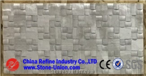 Grey Stone Tiles, 3d Marble Wall Cladding, Latest Marble Mosaic Style,Wall Mosaic,Floor Mosaic,Chipped Mosaic,Mosaic Pattern