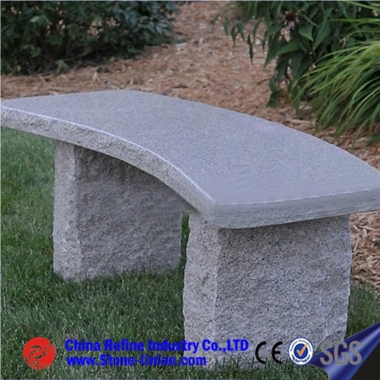 Hand-Carved Natural Granite Garden Curved Stone Bench,Garden Bench,Exterior Furniture,Outdoor Benches,Park Benches,Patio Bench, Street Furniture