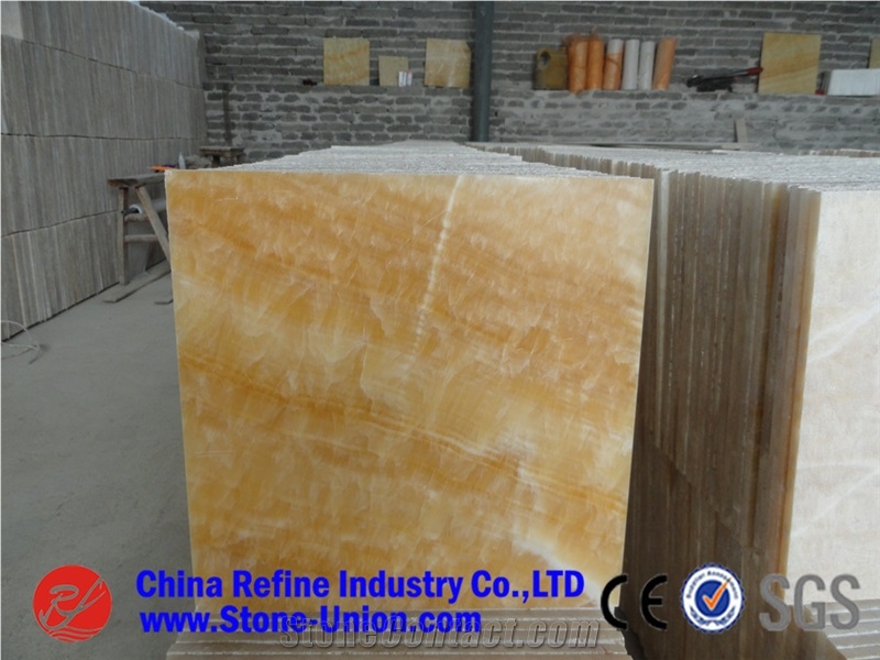 Honey Onyx Home Decoration/Yellow Covering Stone,Wall Cladding,Slab for Countertops,Vanity Tops