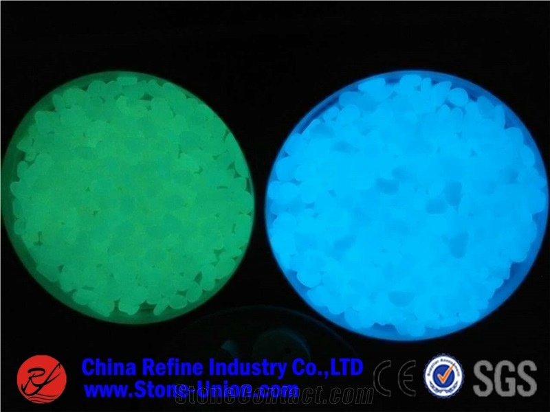 Artificial Light Green Faux Stone Pebble