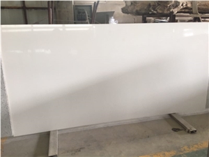 Manmade Stone,Pure White Nano Crystallized Glass Stone Big Slabs,Solid Surface Artificial Marble Stone Tile Cut to Size,Italy White Marble