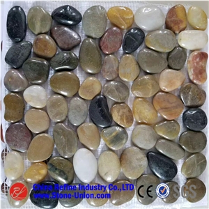 Multicolor Pebble Stone,River Stone , Cobble Stone Pebbles for Garden Paving , Driveway Cheap River Pebbles