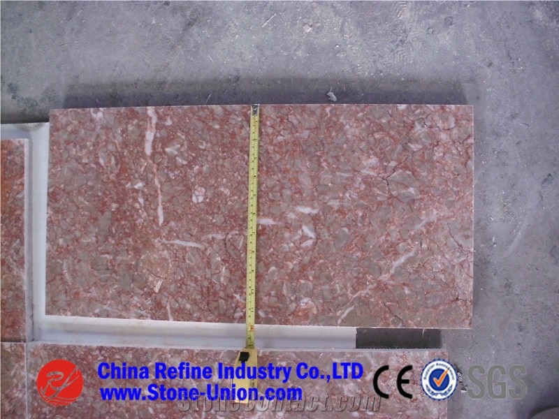 Red Rose Marble,Tea Rosa Marble,Tea Rose Marble,Rosa Tea Marble,Orange Red Marble for Exterior - Interior Wall and Floor Applications