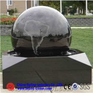 Sphere Stone Ball Fountain,Garden Fountains,Exterior Fountains,Rolling Sphere Fountains,Floating Ball Fountains