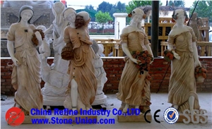 Western Customized Hand Carving Sculptured,Human Sculptures, Human Statues,Customized Marble Statues for Sale