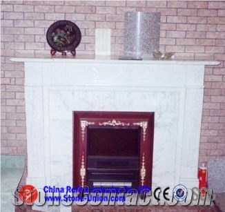 White Marble Fireplace Mantel,Fireplace Design Ideas,Fireplace Surround,Natural Stone Fireplaces,Handcarved Fireplace,Sculptured Fireplace