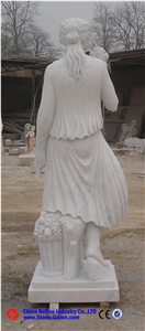 White Marble Sculpture ,Human Statue,Western Statues,Garden Sculpture,Western Style Human Sculpture
