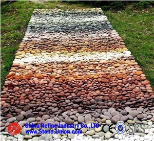 Yellow Pebble Stone,River Stone,Polished Mixed Colors Pebbles,Yellow Color Pebble