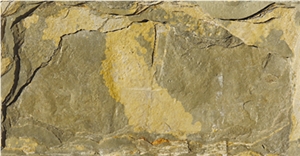 Yellow Wooden Slate Mushroom,Stacked Stone Ledge Stone Corner Stone Stone Veneer Cultured Stone