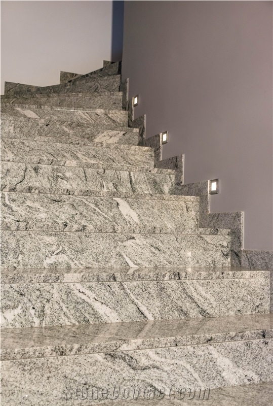 Viskont White Granite Stairs
