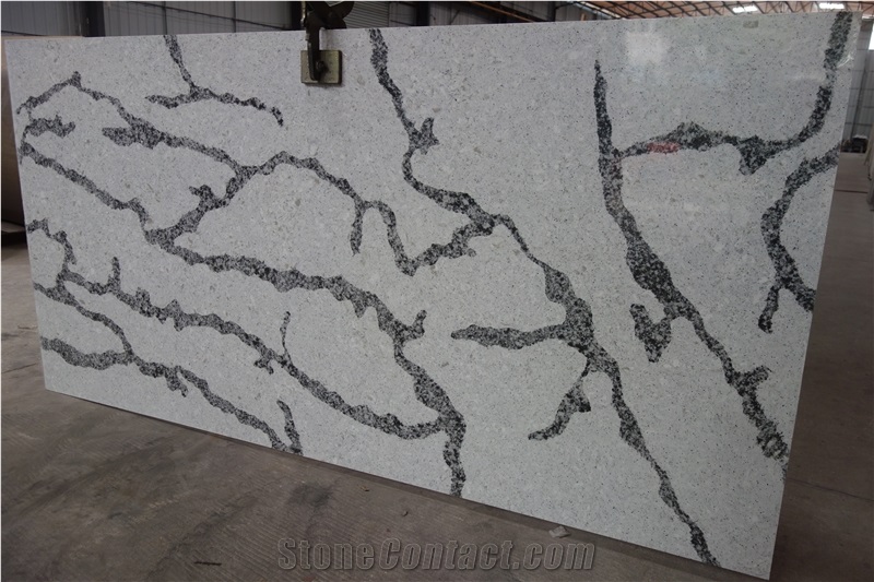 Rsq160703, Quartz Stone Tiles, Quartz Stone Slabs, Engineered Stone, Quartz Stone Flooring, China White Quartz