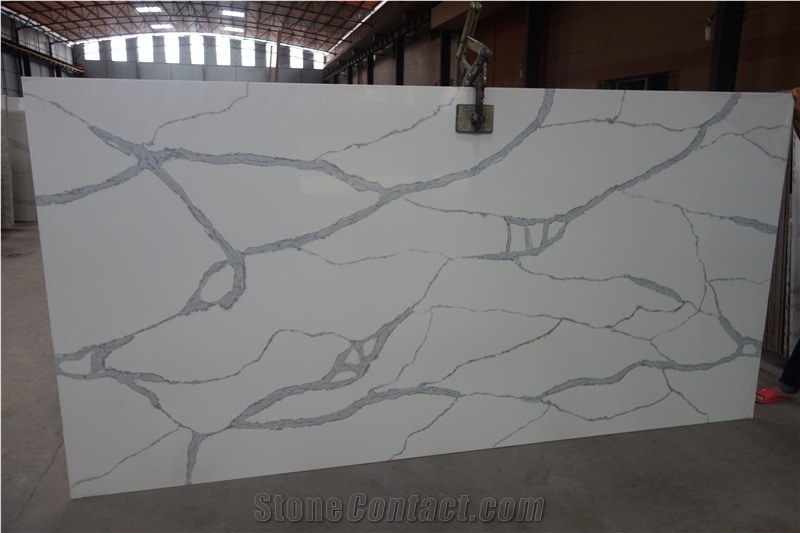Rsq160910, Quartz Stone Tiles, Quartz Stone Slabs, Engineered Stone, Quarz Stone Flooring, China White Quartz