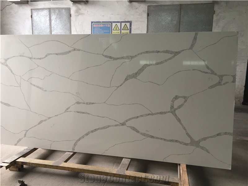 Rsq161204, Quartz Stone Tiles, Quartz Stone Slabs, Engineered Stone, Quartz Stone Flooring, China White Quartz