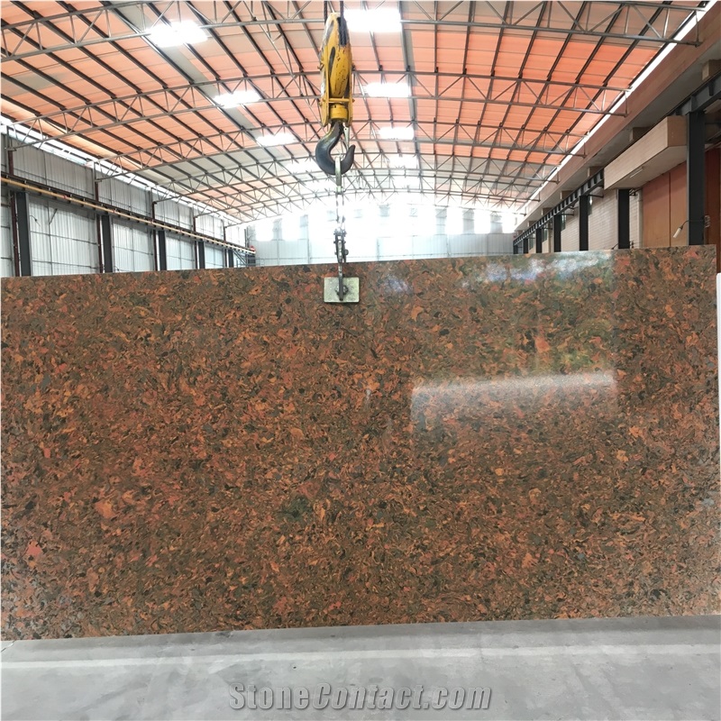 Rsq201601, Quartz Stone Tiles, Quartz Stone Slabs, Engineered Stone, Quartz Stone Flooring, China Red Quartz